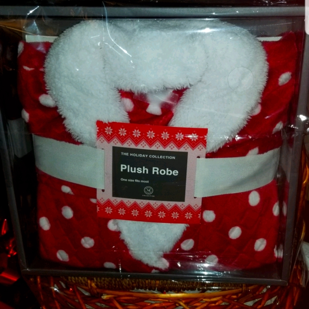 Martha Stewart Collection Plush Bath Robe